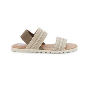 Sorel Ella Beige and Brown Strappy Sandals, NIB